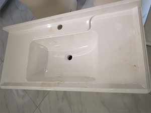 Lavabo de Baño Moderno de <span class=keywords><strong>Diseño</strong></span> Blanco en FRP - Product Image 4