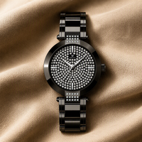 Montre à quartz pour femme avec cadran en diamant, style princesse, couronne, cadeau pour femme d'affaires, livraison rapide dans le monde entier