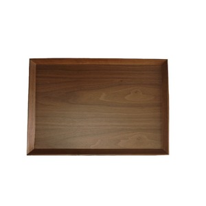 Rectangular Solid Wood <b>Tea</b> <b>Tray</b> With Handle Wooden Pattern Restaurant Serving <b>Tray</b> Medium 37x26x5cm - Product Image 5