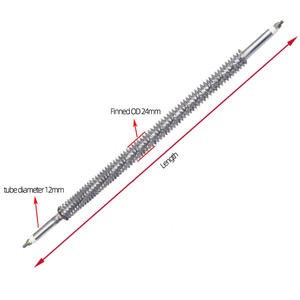 Tubo de Calentamiento de <span class=keywords><strong>Aire</strong></span>, 220v 380v 1kw 2kw, Elemento Calefactor Tubular Aletado de Acero Inoxidable Industrial para Calentamiento <span class=keywords><strong>por</strong></span> Resistencia de <span class=keywords><strong>Aire</strong></span> en Hornos - Product Image 4