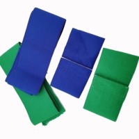Vente en gros de bandes élastiques tricotées de couleur personnalisée de 7cm d'épaisseur bandes élastiques à tricoter pour brassard ruban élastique tricoté en caoutchouc polyester