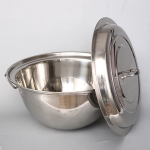 Stainless Steel <b>Soup</b> <b>Pot</b> 5L And Above Induction Compatible Double Handle Deep Round Bottom Commercial Cooking <b>Pot</b> - Product Image 2