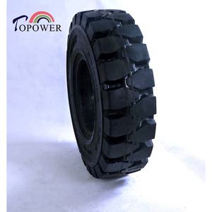 Neumático Sólido para Montacargas TOPOWER de 10 Pulgadas, Rueda de Goma 6.5-10 - Product Image 3
