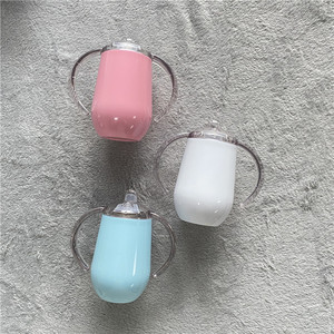 Bicchieri Sippy Tumbler con manico capezzolo infantile tazza <span class=keywords><strong>da</strong></span> viaggio tazze bottiglie bottiglia <span class=keywords><strong>per</strong></span> latte sottovuoto tazza <span class=keywords><strong>per</strong></span> acqua <span class=keywords><strong>per</strong></span> bambini isolata - Product Image 1