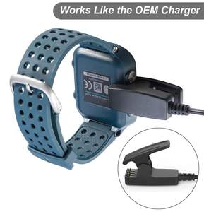 USB <span class=keywords><strong>Chargeur</strong></span> De Remplacement pour Garmin Lily Vivomove RH <span class=keywords><strong>Forerunner</strong></span> <span class=keywords><strong>235</strong></span>/35/230/630/645/735XT Approche S20/G10 Montre Smart Watch - Product Image 3