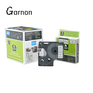 Rubans d'étiquettes <span class=keywords><strong>Dymo</strong></span> compatibles avec les rubans d'étiquettes Delta <span class=keywords><strong>45013</strong></span> pour gaines thermorétractables Rubans d'étiquettes pour câbles - Product Image 1