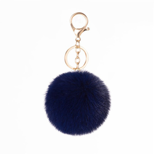Phụ Nữ Mới Hairball Móc Chìa Khóa Mặt Dây Chuyền Bóng Pompom Charm Móc Chìa Khóa - Product Image 4