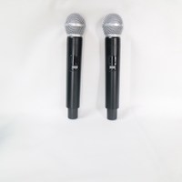 Système de microphone sans fil AD2D avancé à double canal Pro 2 SM cardioïde 58 micros vocaux de performance de scène DJ karaoké