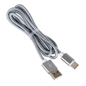 <b>Type</b> <b>C</b> Data <b>Cable</b> Nylon Braided Fast <b>Charging</b> 1m For Mobile Phone <b>USB</b> 3.0 Rose Gold Deep Blue Purple White - Product Image 4