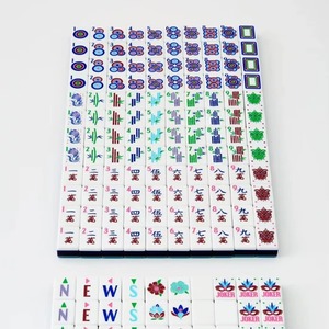 Juego de Fichas de Mahjong Americano, Fichas de Mahjong de Lujo Personalizadas de 4 Capas, Juego Profesional - Product Image 1