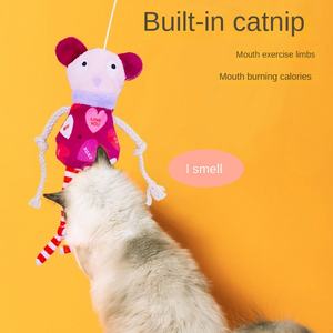 İnteraktif Esneme Oyuncağı Kedi Nanesi İçeren Esnek Tasarım Eller Serbest Kedi Oyuncakları İç Mekan Kedileri İçin Oyun - Product Image 4