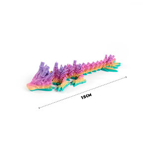 Vashine 3Dプリントクリスタルフレキシブルドラゴンアクションフィギュアかわいいおもちゃ翼竜PLAフレンドリーな素材クリエイティブ動物ドラゴン - Product Image 6