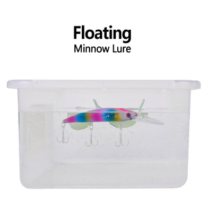 Leurre de pêche flottant Minnow 15 cm 12 g, leurre artificiel pour achigan, leurre dur en plastique, crankbait avec hameçon triple, wobblers - Product Image 4