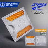 Delineateurs de circulation réfléchissants en aluminium moulé, marques routières surélevées simple ou double face, panneaux de signalisation de sécurité tout en aluminium