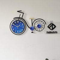 Nouvelle Horloge Murale Grande 3D en Acrylique 63x43 CM pour Vélo, Décoration d'Intérieur Personnalisée, Montre de Luxe pour la Maison, Dropshipping DDP