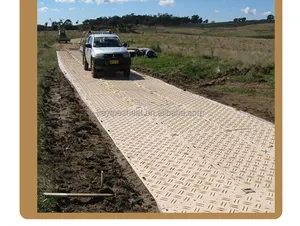 Tappetini per pavimentazione in polietilene ad alto peso molecolare di buona qualità per tappetini di protezione del suolo in HDPE per impieghi gravosi