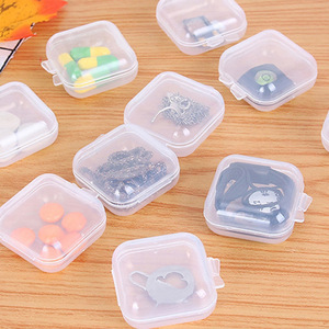 Portable <b>Mini</b> Plastic Pillbox 3.5x1.8cm Airtight Compartmentalized Storage Case For Travel Jewelry Organizing - Product Image 1