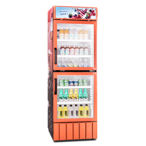 Réfrigérateur de présentation de boissons <span class=keywords><strong>à</strong></span> porte vitrée, réfrigérateur commercial pour boissons, réfrigérateur vertical intelligent pour supermarché, <span class=keywords><strong>vitrine</strong></span> - Product Image 4
