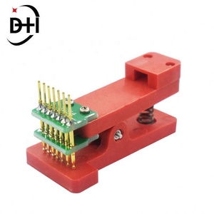 Clip de prueba de PCB de 2.54mm con espaciado de 7 pines para programación y descarga - Product Image 5