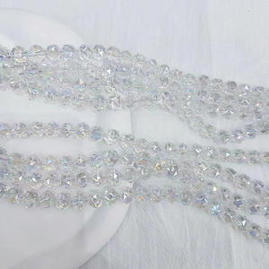 Toptan moda cam tohum boncuk cam DIY terzi aksesuarları için delik ile kırpma - Product Image 3