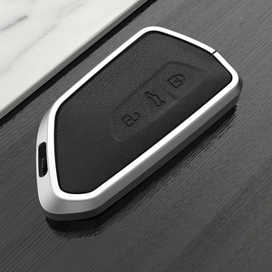 Nouveau boîtier de clé de voiture en alliage d'aluminium pour Volkswagen étui de couverture de clé en alliage d'aluminium porte-clés accessoires Auto - Product Image 5
