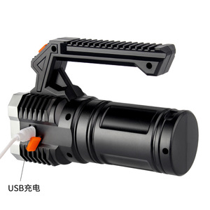 ไฟฉายอเนกประสงค์ 12W LED COB ไฟด้านข้าง แบตเตอรี่แบบชาร์จไฟได้ อลูมิเนียมอัลลอยด์ ใช้ในบ้านกลางแจ้ง - Product Image 2
