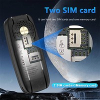 BM35 Mini teléfono móvil 2G GSM Marcador inalámbrico Dual SIM Magic Voice Despertador Lista negra Grabación automática de llamadas Teléfono móvil