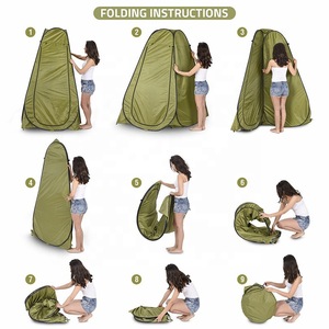 <span class=keywords><strong>Tente</strong></span> de Douche Instantanée Portable d'Extérieur <span class=keywords><strong>pour</strong></span> la Confidentialité, <span class=keywords><strong>Tente</strong></span> de Camping Toilettes de Campement la Moins Chère avec Fenêtre, <span class=keywords><strong>Tente</strong></span> de Douche de Camping - Product Image 2