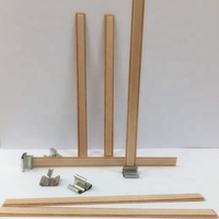 Mèches doubles en bois faites à la main et base en métal, tailles personnalisées, prix direct usine