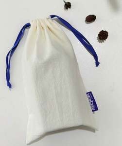 Sac à cordon en coton personnalisé, sac cadeau en coton biologique, emballage de bijoux, sac de rangement écologique, sac cadeau pour fête - Product Image 6