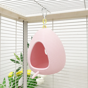 नए हैंगिंग बर्ड आश्रय बर्डहाउस फांसी तोता नेस्टिंग हाउस 3 डी प्रिंटेड बर्डहाउस - Product Image 3