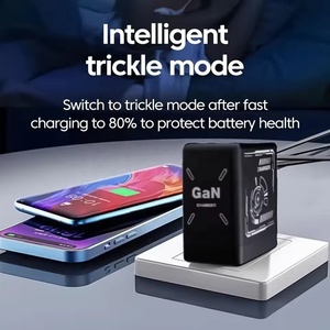 Chargeur portable F3 GaN 120W UE US UK à charge rapide avec câble Type-C rétractable pour <span class=keywords><strong>iPhone</strong></span> 17 Air 16 15 14 Pro - Product Image 4