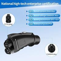 CCS1 zu Chademo EV-Ladeadapter für Nissan, Mitsubishi Outlander, Kia Soul EV, Hyundai Ioniq, Nordamerikanisches DC-Schnellladegerät