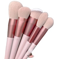 Ensemble de pinceaux de maquillage, 13 pièces/lot, fond de teint, poudre cosmétique, blush, mélange beauté, outil de maquillage