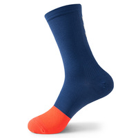 Chaussettes de cyclisme réfléchissantes, absorbant la transpiration, respirantes, résistantes à l'usure, antidérapantes, pour le marathon, la course nocturne, chaussettes de semelle intermédiaire