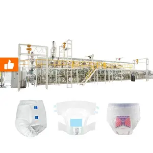 Full Servo Fully Automatic Disposable Menstrual Pants Adult Diaper Making Machine Price