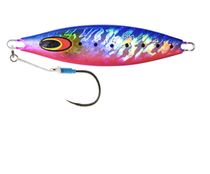 Kit de leurres de pêche à la traîne en silicone ECOODA Bass Lead Fish Saltwater Jigging Lure Kit <span class=keywords><strong>3D</strong></span> imprimé 80g de haute qualité vertical slow pitch flash fall - Product Image 1