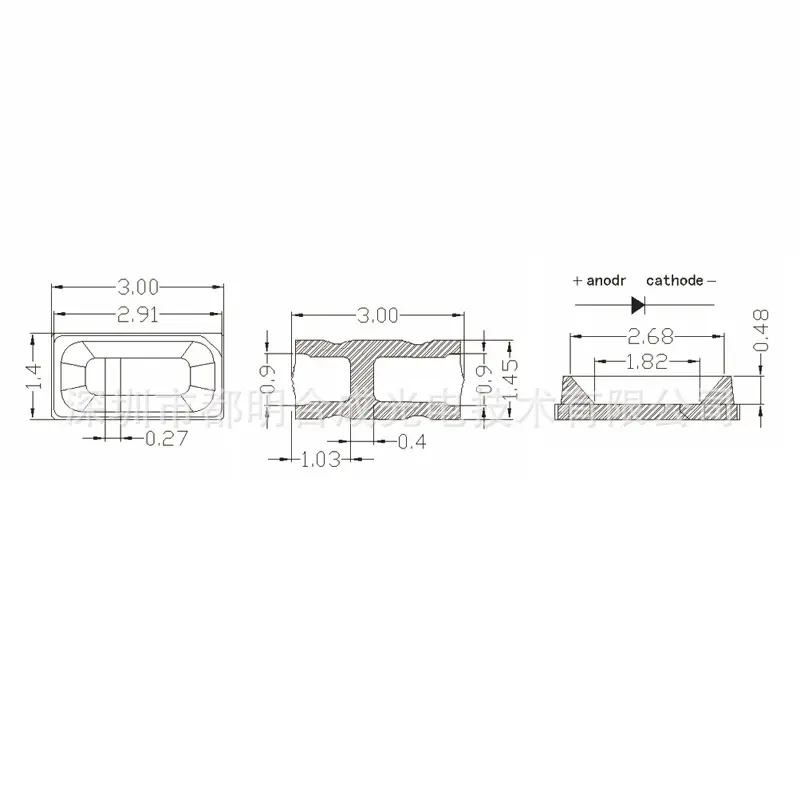 3014 di fornitura Spot smd led luce bianca vari colori positivi bianco caldo bianco bianco freddo