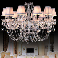 Lustre en cristal décoratif Baccarat pour salon de beauté, réception d'hôtel, éclairage suspendu au plafond
