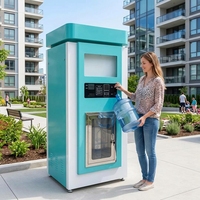 Distributeur d'eau automatique commercial à osmose inverse, système intelligent de purification d'eau potable à monnayeur pour usage extérieur
