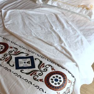 300tc biancheria da letto comoda in <span class=keywords><strong>cotone</strong></span> satinato Hotel 3 pz Set semplice stile federa piatta fodera <span class=keywords><strong>copripiumino</strong></span> con tecnica a trama solida - Product Image 5