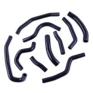 Durite de refroidissement de radiateur en silicone pour Honda <span class=keywords><strong>Transalp</strong></span> <span class=keywords><strong>600</strong></span> XL600V 1987-1993 Kit de durite en silicone - Product Image 1