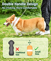 Bouteille d'eau portable en silicone pour chien, pliable, pour les promenades, la randonnée et les voyages en extérieur