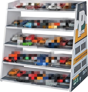 Venta al por mayor caliente 1 /18 mejor 5 niveles personalizado escalonado estacionamiento soporte de exhibición para los juguetes - Product Image 4