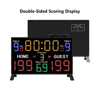 Papan Skor Digital Elektronik LED Besar untuk Lapangan Basket Indoor Outdoor YZ dengan Jam Tembakan dan Waktu Hitung Mundur Permainan Bola Basket