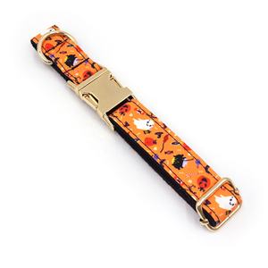 الأكثر مبيعًا قلادة رائجة من tiktokk برتقالية طوق كلب هالاليي نمط لطيف سحر الحيوانات الأليفة للياقات بالجملة طوق كلب قطني - Product Image 3