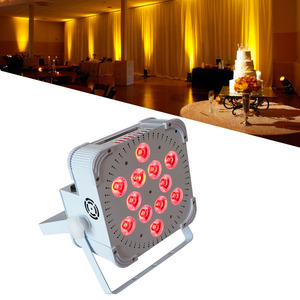 Blinder inalámbrico de 12X18W, batería delgada Uplight, <span class=keywords><strong>Mini</strong></span> medidor, barra <span class=keywords><strong>giratoria</strong></span>, perfil <span class=keywords><strong>Retro</strong></span>, discoteca, luz Led Par para decoración de escenario - Product Image 4