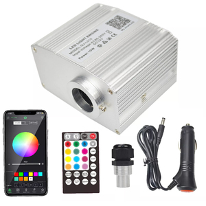 Kit de couvre-chef LED RGB pour <span class=keywords><strong>toit</strong></span> Auto, lumière décorative en Fiber optique, éclairage d'intérieur pour plafond de voiture - Product Image 1