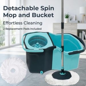 Factory Price Detachable <b>Bucket</b> <b>Mop</b> 360 Rotating Long Handle Bathroom Floor Cleaning Spin <b>Mop</b> <b>Bucket</b> Set Magic <b>Mop</b> - Product Image 3