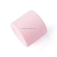 Distributeur de cosmétiques de forme unique Pot de crème en plastique PP 30g 50g Conteneur pour le visage Pot vert rose à double paroi pour le sommeil